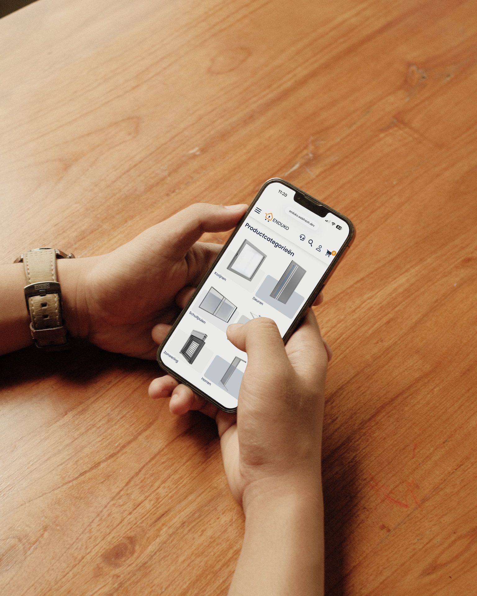 product categorie keuze enduko mobiel