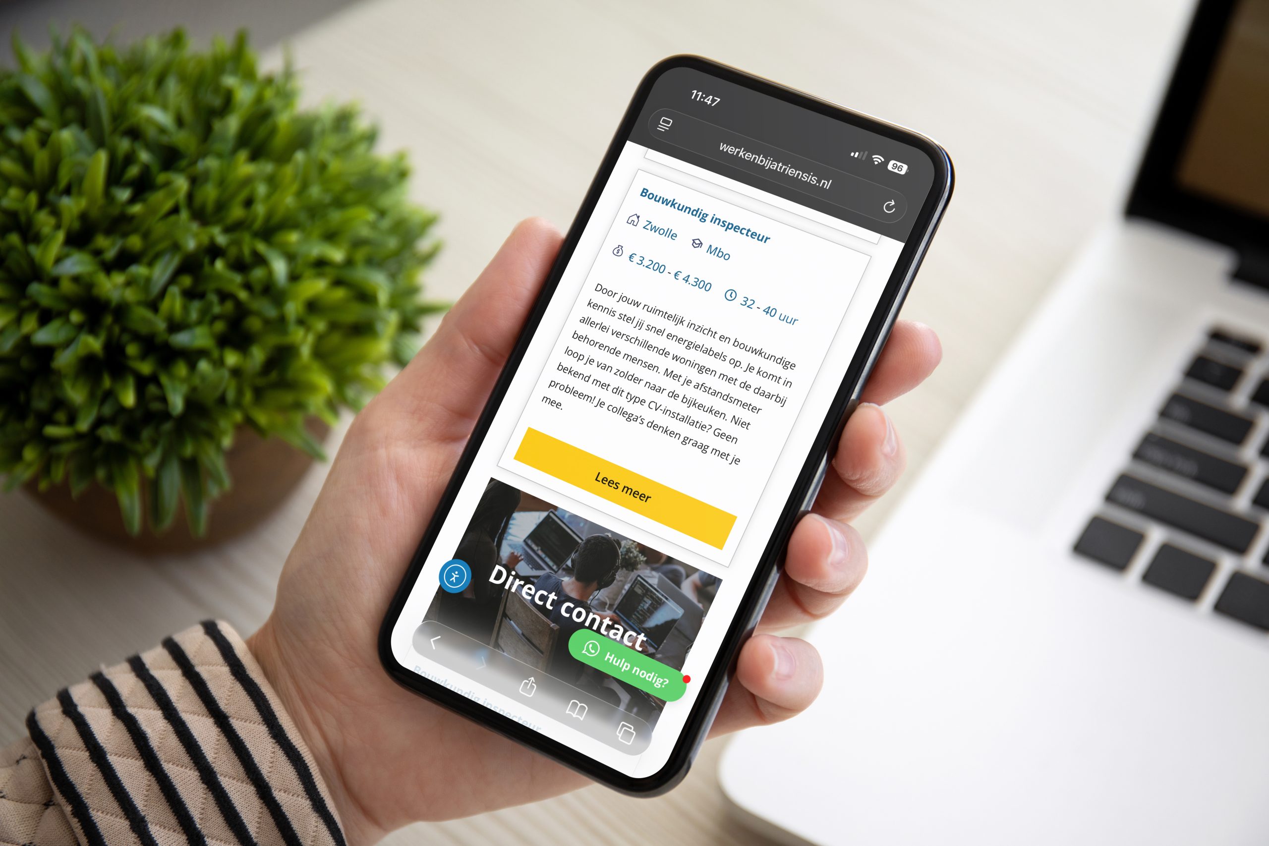 Werkenbij atriensis vacature overzicht op. mobiel