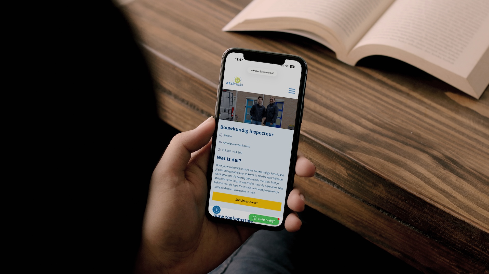 Werkenbij atriensis vacature detail op mobiel