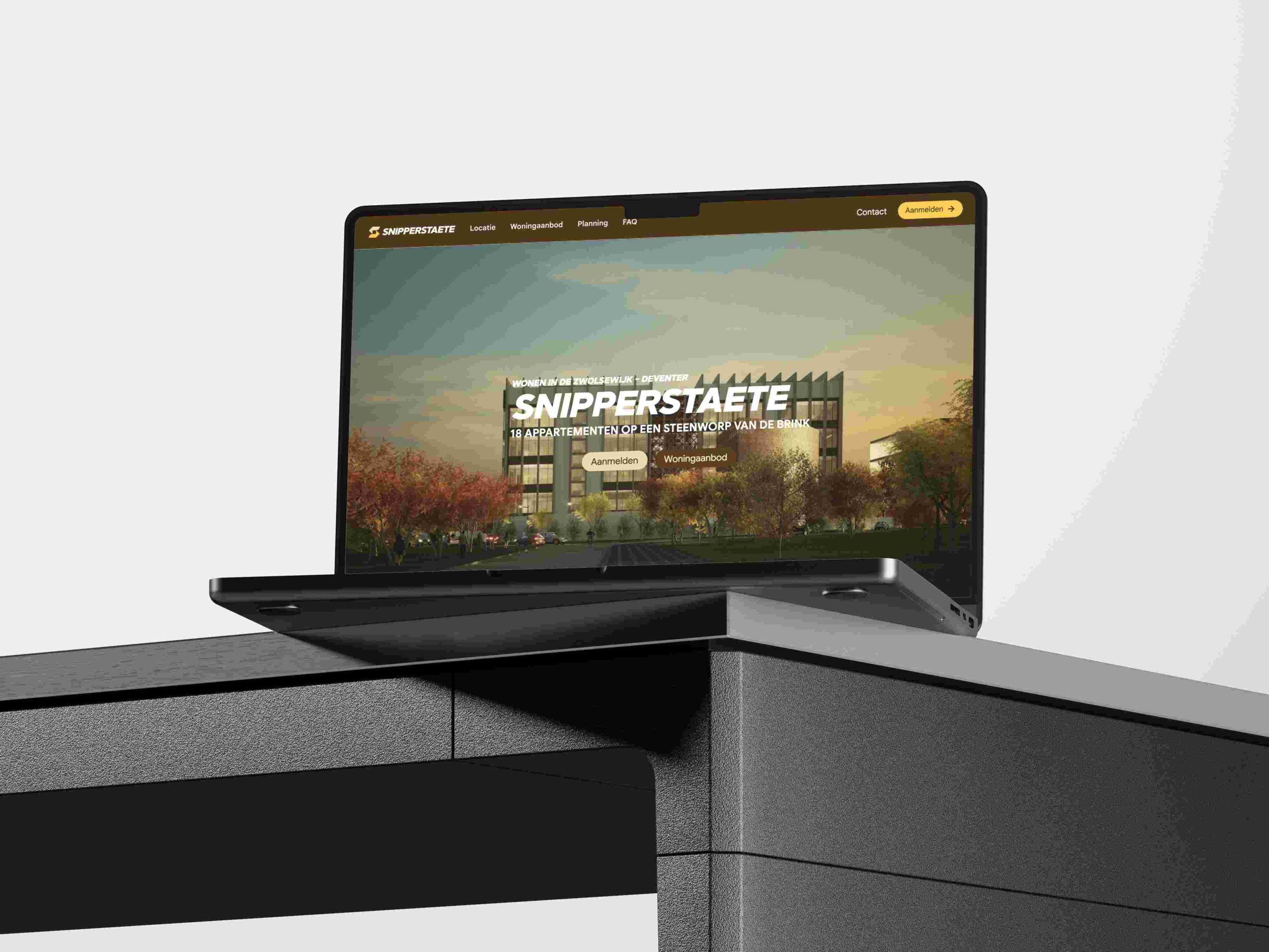 snipperstaete website mockup
